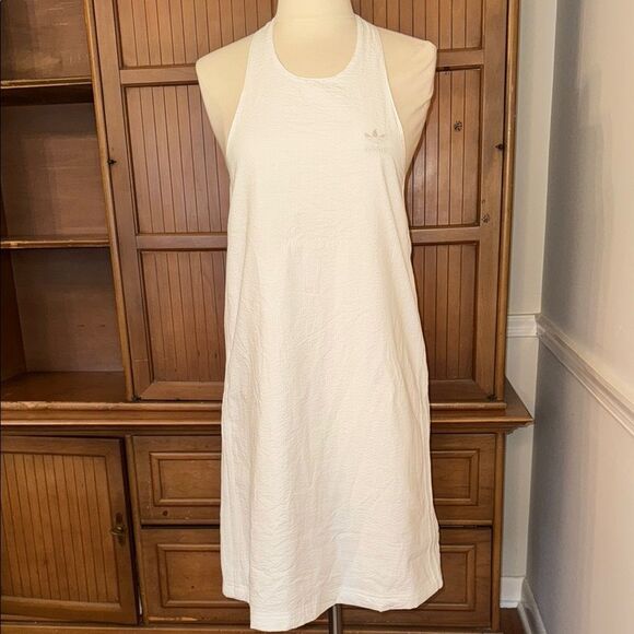 Women’s Adidas Tie Dress 100% Cotton XS - Picture 1 of 8